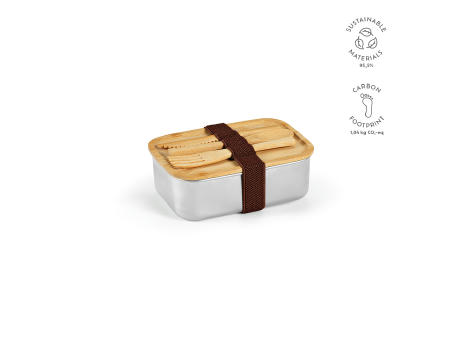 Warhol Lunchbox Bambus 740 ml  Werbeartikel