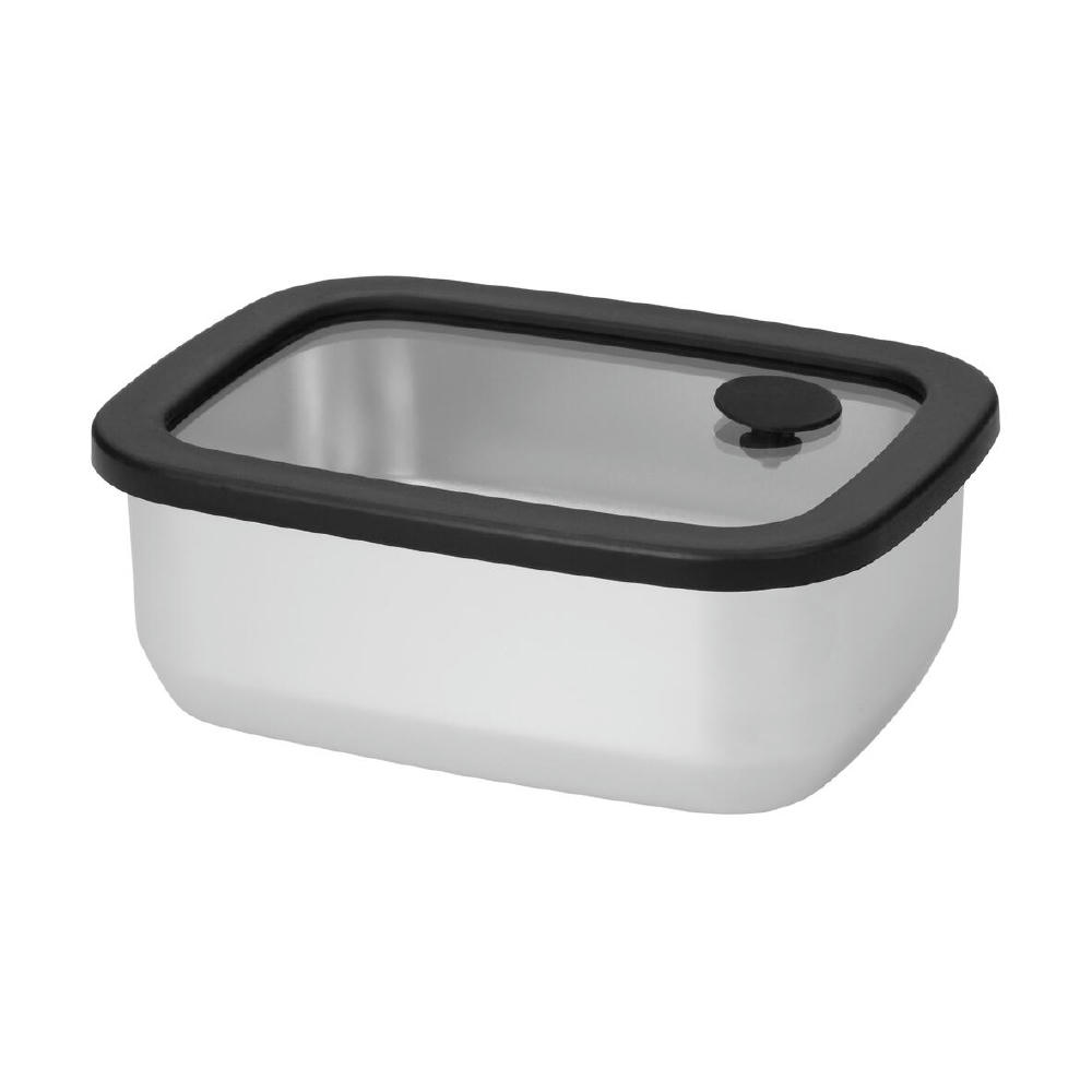 Product image Edelstahl-Lunchbox mit Glasdeckel "RILO", 550 ml Werbeartikel