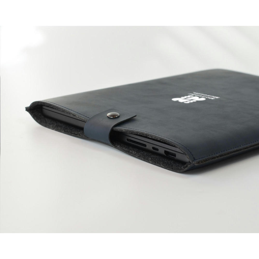 Recycled Leather Laptop Sleeve 14" Werbeartikel