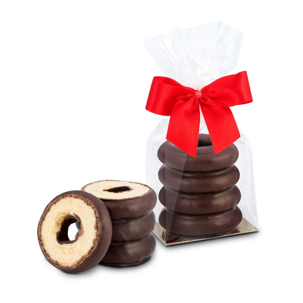 Product image Geschenkartikel / Präsentartikel: Mini-Baumkuchen Zartbitter Werbeartikel