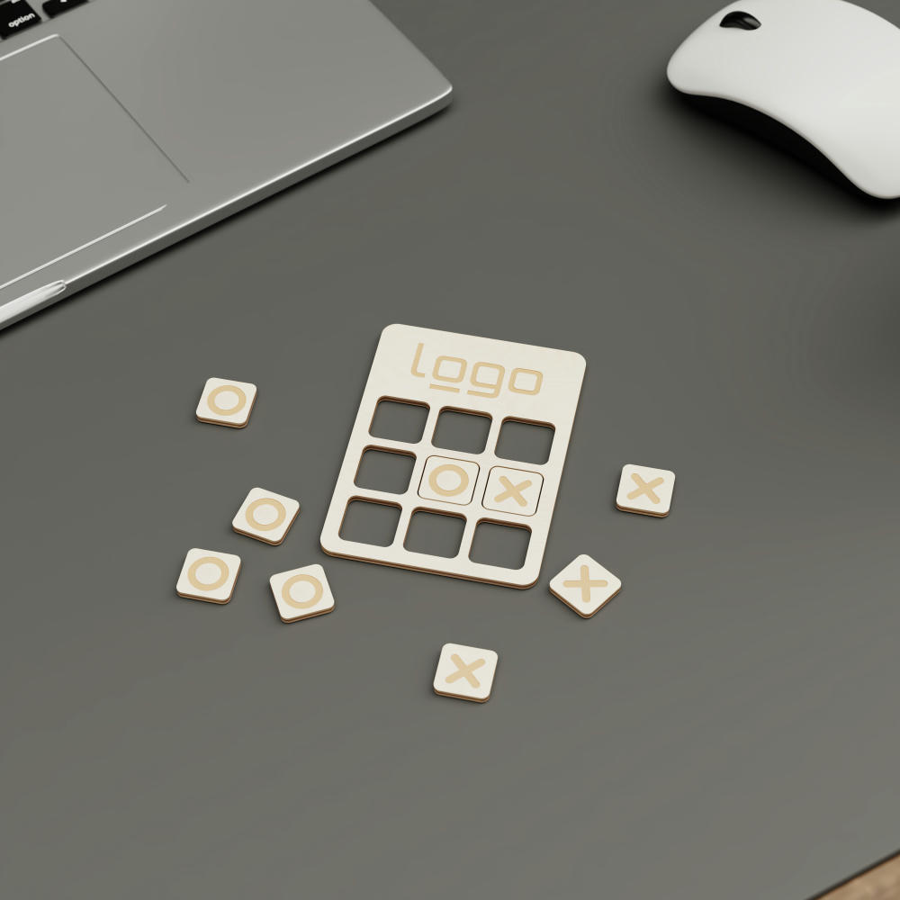 Tic-Tac-Toe – "Drei Gewinnt" (FSC® zertifiziert) Werbeartikel