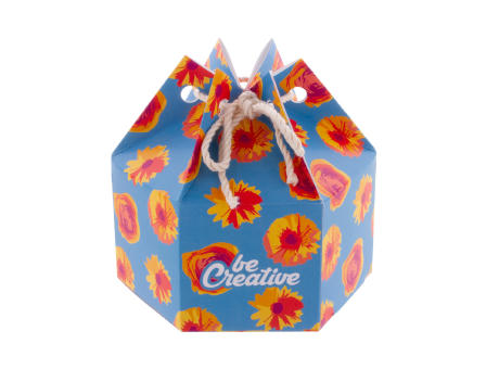 Product image Sechseckige Geschenkbox CreaBox HexaCord M Werbeartikel