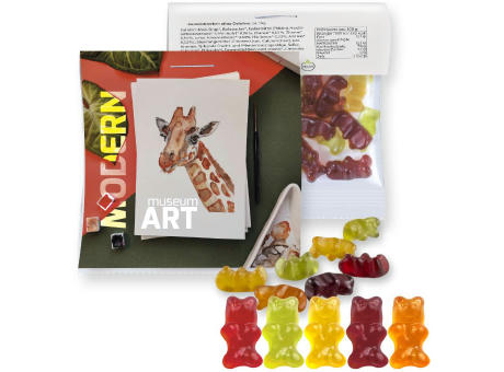 Product image Gummibärchen ohne Gelatine, ca. 30g, Express Maxi-Tüte mit Werbereiter Werbeartikel