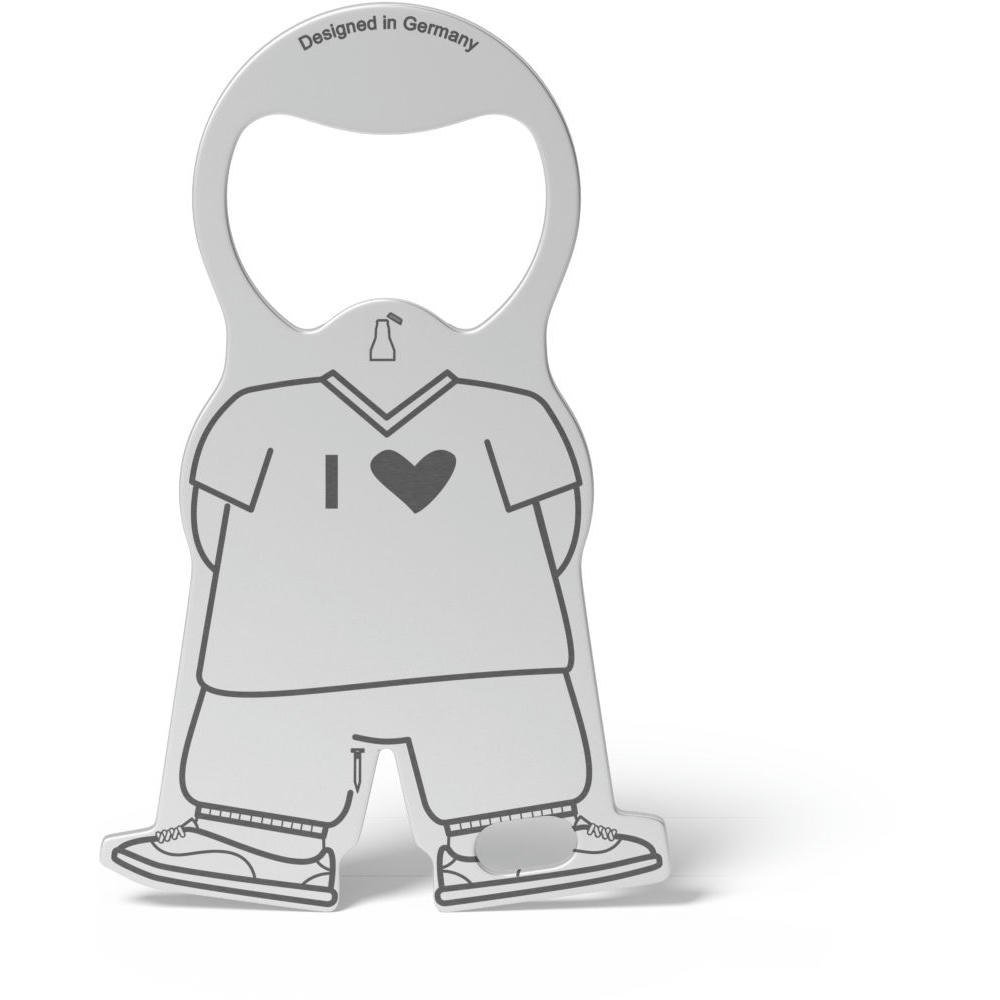 RICHARTZ Einkaufswagenlöser karl i love: Figur mit „I love“-Shirt – Werbeartikel mit Ihrem Logo