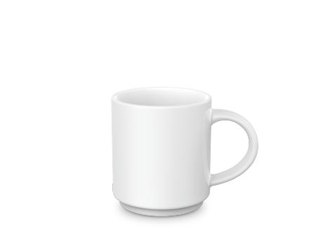 Product image Mahlwerck Form 796 Keramiktasse Sublimation weiss, stapelbar Werbeartikel