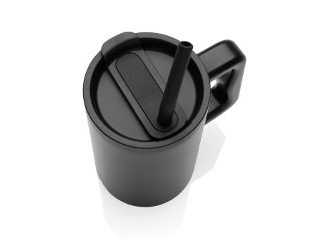 Cube Becher aus RCS recyceltem Stahl 800ml bedrucken