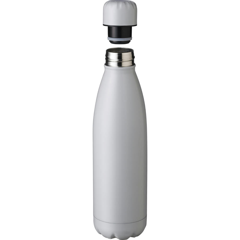 Doppelwandige Edelstahlflasche (500 ml) Amara Werbeartikel