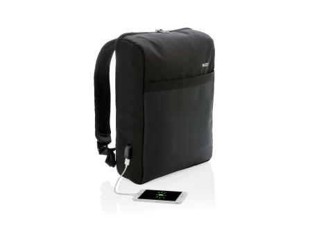 Swiss Peak 15" Anti-Diebstahl RFID & USB Rucksack bedrucken