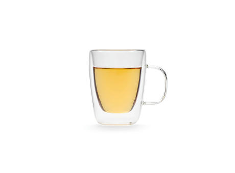 Elbe 350 Tasse Borosilikat Glas 300 ml  Werbeartikel