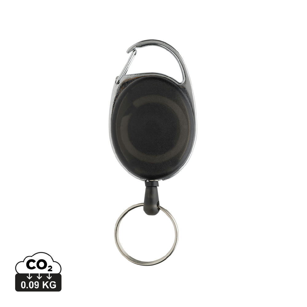 Product image Roller-Clip-Schlüsselanhänger aus RCS recyceltem ABS Werbeartikel