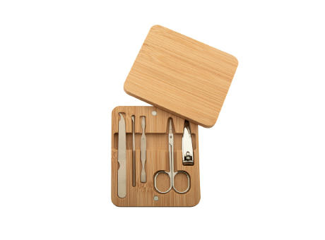 Bambus Maniküreset Manoky bedrucken