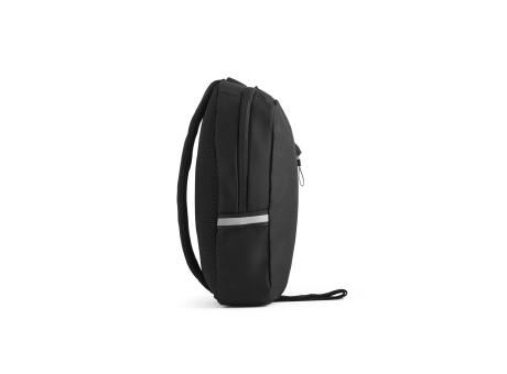 Product image DELFOS. Rucksack mit einem Schultergurt aus 300D recyceltem Polyester und 600D recyceltem Polyester, mit 210D-Futter aus recyceltem Polyester bedrucken