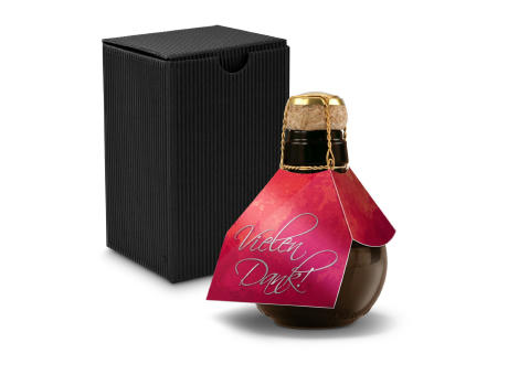 Product image Kleinste Sektflasche der Welt! Vielen Dank - Inklusive Geschenkkarton in Gelb, 125 ml Werbeartikel