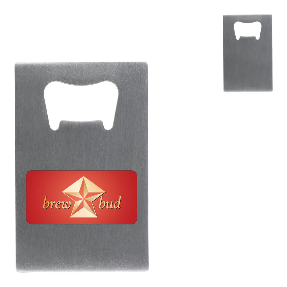 Product image SS Flaschenöffner in Kreditkartenformat Werbeartikel