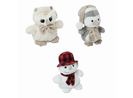 JOHANN - Plüsch-Schneemann Werbeartikel