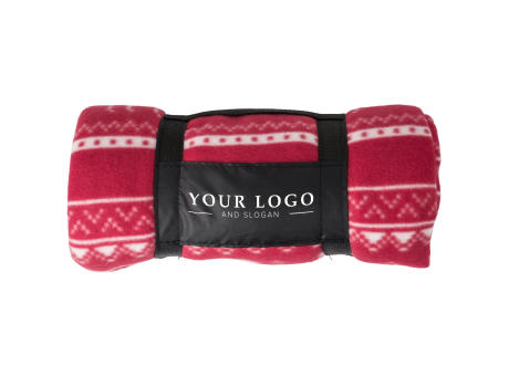 Decke aus Fleece Jane Werbeartikel