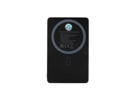 Orion 5.000mAh 5W magnetische Powerbank aus RCS rec. Alu bedrucken