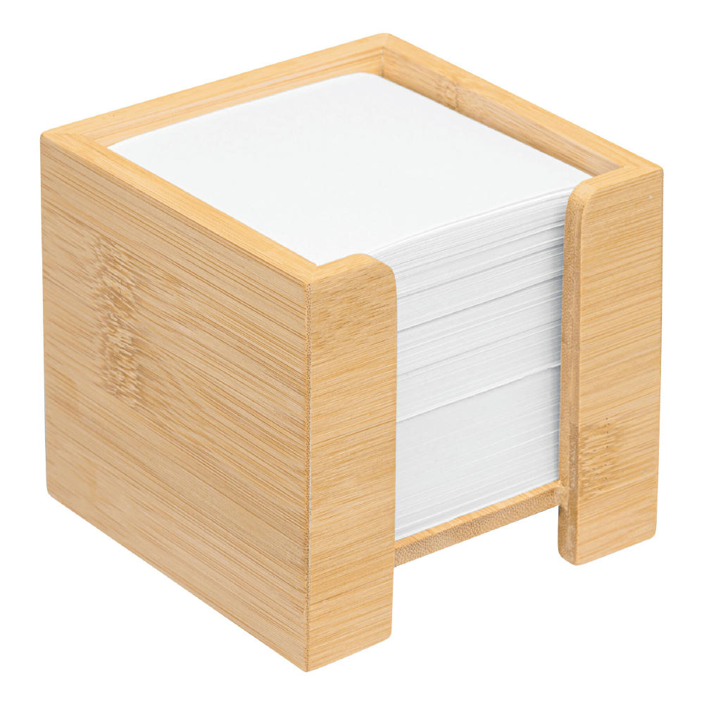 Product image NEVER FORGET BAMBOO - Zettelbox Werbeartikel