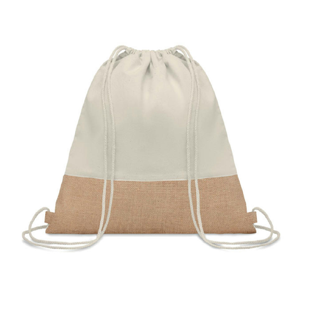 Product image Beutel mit Kordelzug Jute Werbeartikel