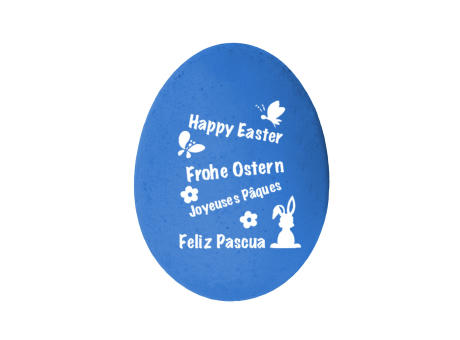 Product image Happy Egg Frohe Ostern - Blau Werbeartikel