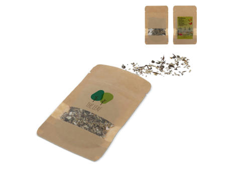 Tüte mit 4 Gramm Schnittblumensamen Werbeartikel