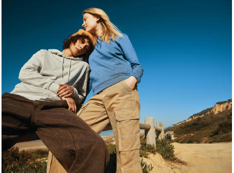 IQONIQ Torres ungefärbter Hoodie aus recycelter Baumwolle Werbeartikel