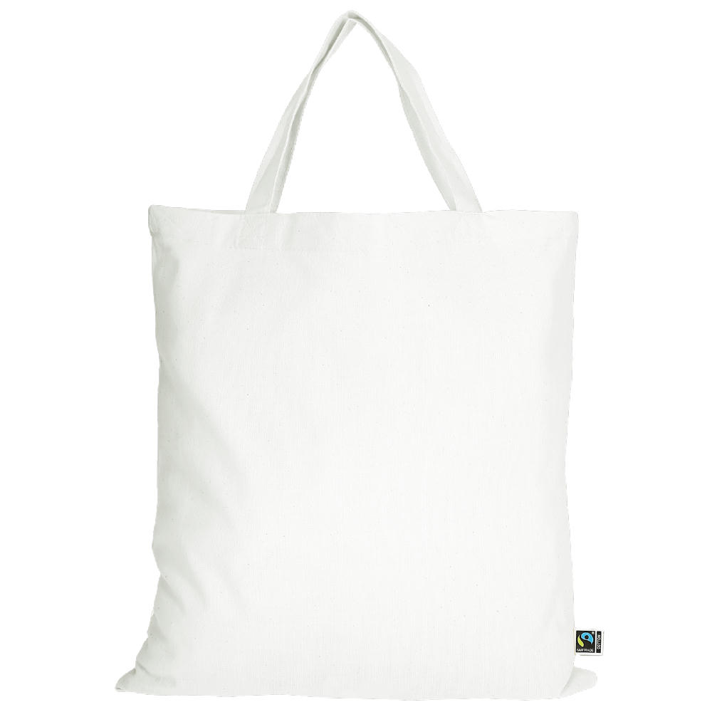T15001-TEXXILLA Tasche aus Fairtrade-zertifizierter Baumwolle mit zwei kurzen Henkeln, ca. 140 g/m², ca. 38 x 42 cm Werbeartikel