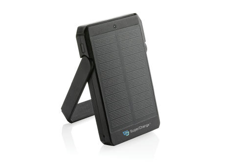 Skywave 5000mah Solar Powerbank, 10W Wireless aus rPlastik bedrucken
