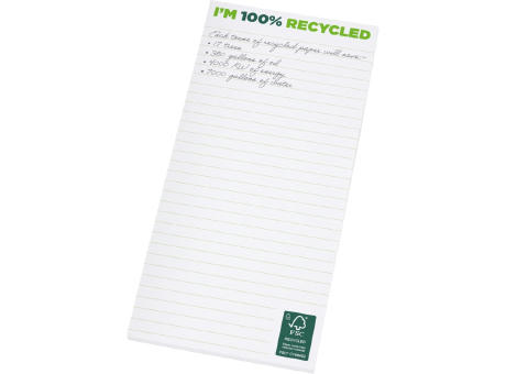 Product image Desk-Mate® 1/3 A4 recyclelter Notizblock Werbeartikel