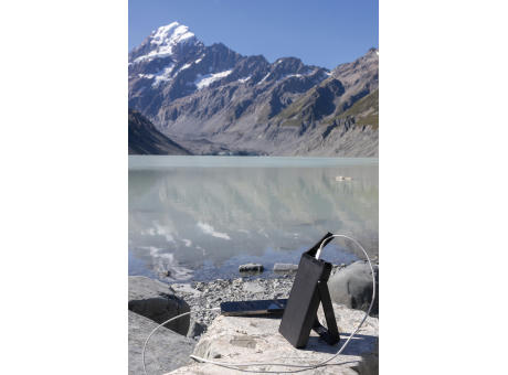 Skywave 10000mAh Solarpowerbank aus RCS recycelt. Kunststoff bedrucken