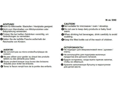 POP Edelstahl-Thermosflasche 750 ml Volumen Werbeartikel