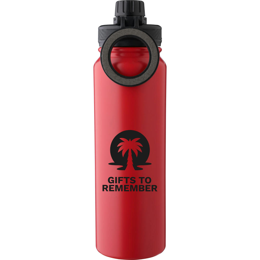 Doppelwandige Flasche aus Edelstahl (800 ml) Zinnia Werbeartikel