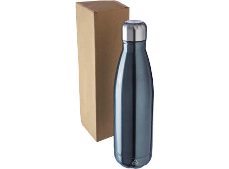 Einwandiger Edelstahlflasche aus recyceltem Stahl 650 ml Cliff Werbeartikel