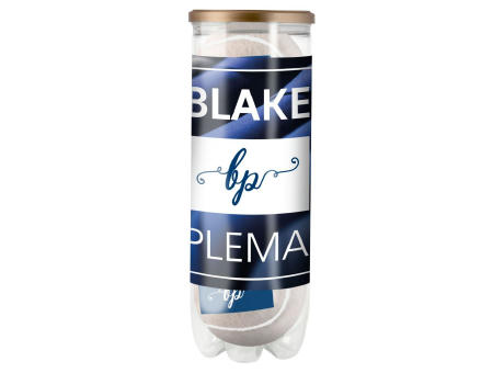 Röhre farbige Tennisbälle Werbeartikel