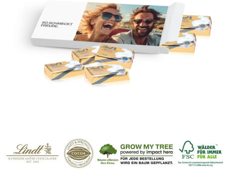 Product image PRÄSENTBOX MIT LINDT SCHOKOTÄFELCHEN bedrucken