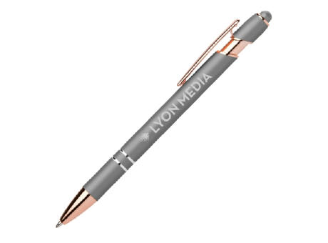 KING Stylus Soft Touch Kugelschreiber mit Laser Gravur Werbeartikel