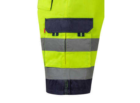 VL HADES. Zweifarbige Bermudashorts mit mehreren Taschen (210 g/m²), aus Baumwolle (20%) und Polyester (80%) Werbeartikel