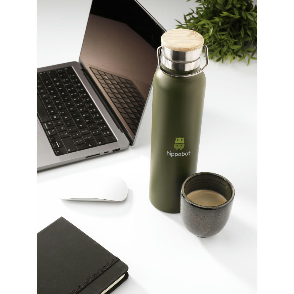 Nordvik RCS Recycled Steel 750 ml Trinkflasche Werbeartikel