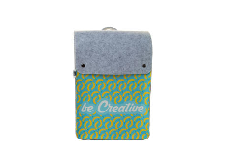 individueller RPET Rucksack CreaFelt Back II bedrucken