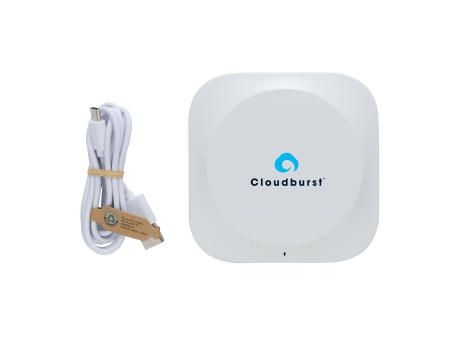 Oregon Wireless-Charger aus RCS recyc. Kunststoff & Kork Werbeartikel