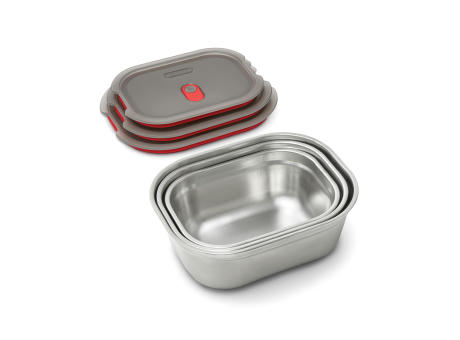 Black+Blum 3-tlg. Mealprep Box Set - klein, medium, groß Werbeartikel