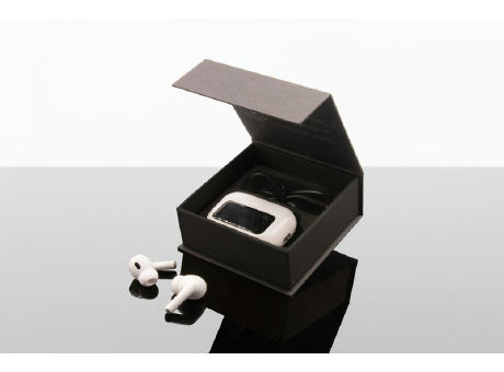 Product image SCX.design E26 ANC-Ohrhörer mit interaktivem Touchscreen-Ladegehäuse Werbeartikel