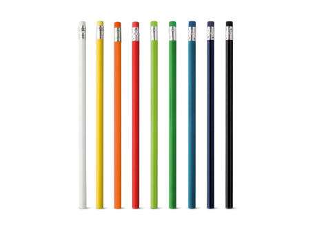 ATENEO. Graphitstift mit Radiergummi und Härtegrad HB bedrucken