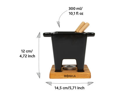 BOSKA Tapas Fondue Nero, 300 ml Werbeartikel