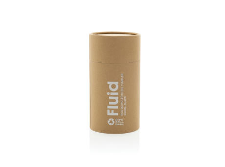 Fluid Becher aus RCS-zertifiziert recyceltem Stahl, 500ml bedrucken