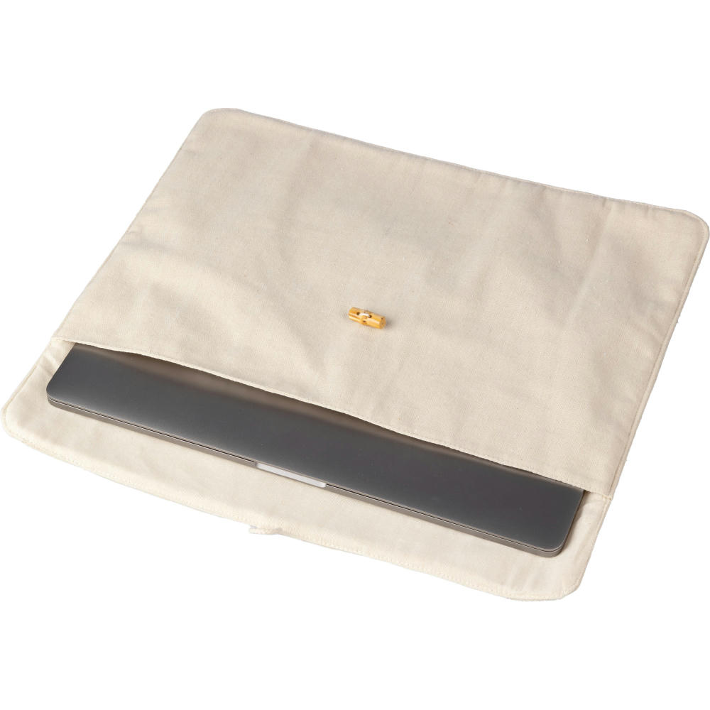 Laptoptasche aus Baumwolle (220 gr/m²) Dirk Werbeartikel
