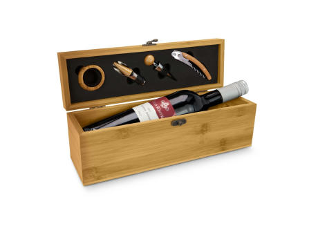ROMINOX® Weinaccessoirekiste // Vino Bamboo Werbeartikel