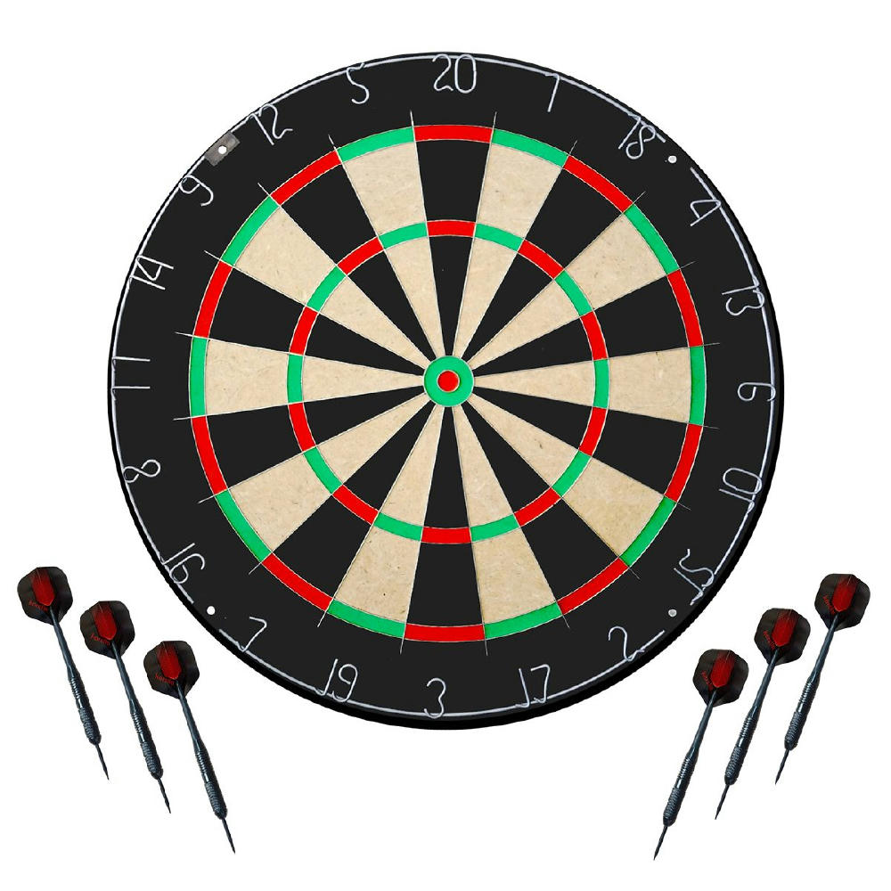 Dart Labor Dartboard BullOut Tournament mit 2 Sets Darts | inkl. 4c Druck Werbeartikel