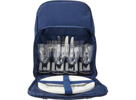 Picknick-Rucksack aus Polyester Izaro Werbeartikel