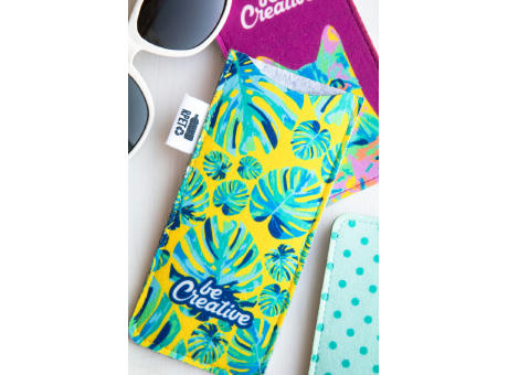 Individuelles RPET Sonnenbrillenetui CreaFelt Sun bedrucken